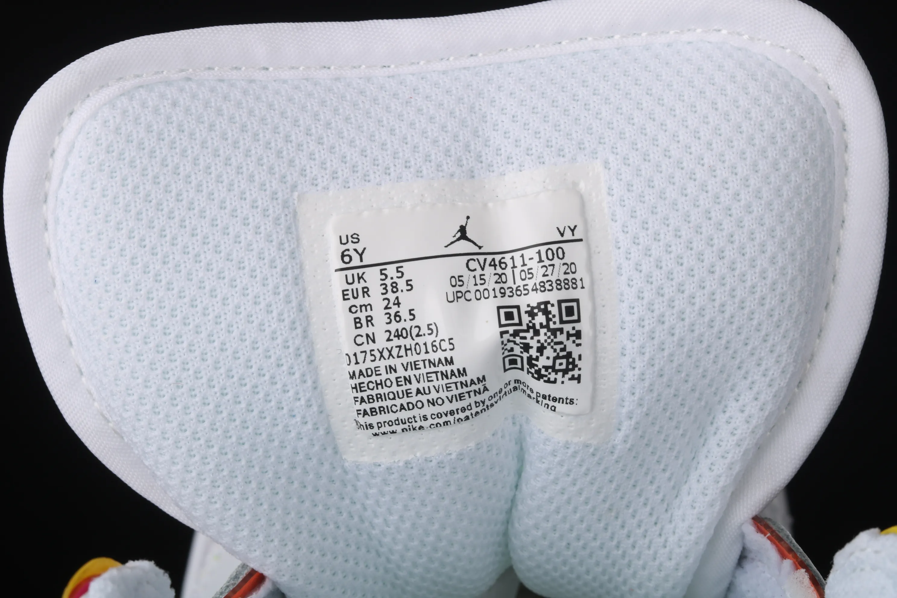 All categories Air Jordan Jordan series basketball shoes Air Jordan 1 Mid Air Jordan 1 Mid AJ1 Joe 1 mid-top white, yellow and pink candy color CV4611-100